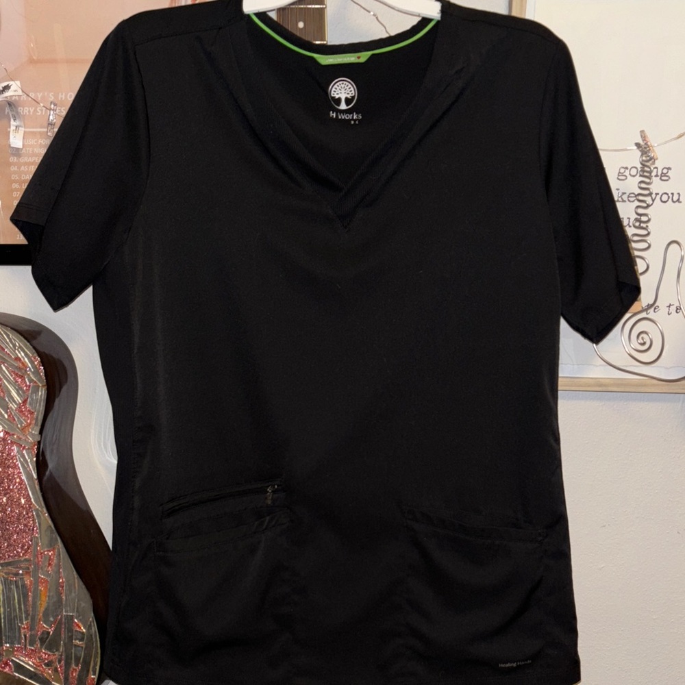 Healing hands scrub top